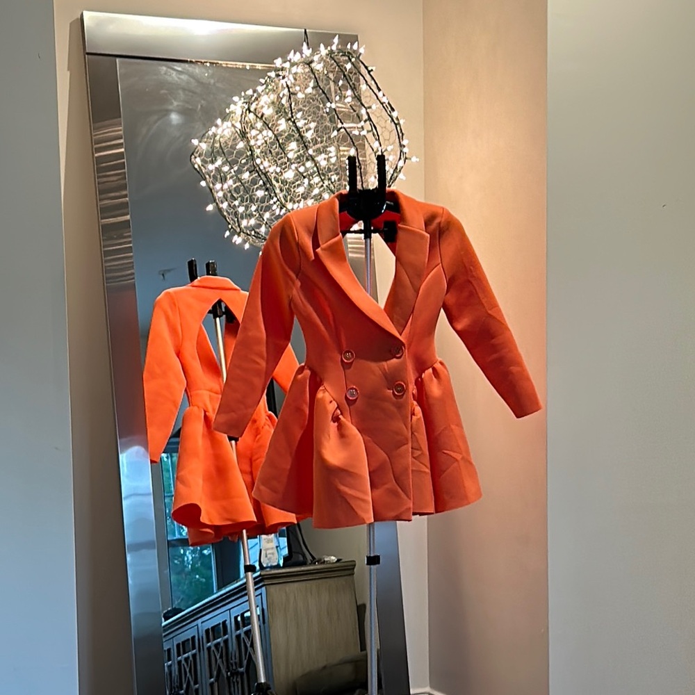 ASOS Orange Mini Dress Vibrant and Chic